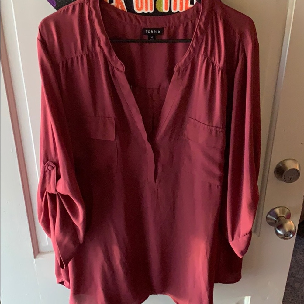 Pull-Over Georgette Blouse